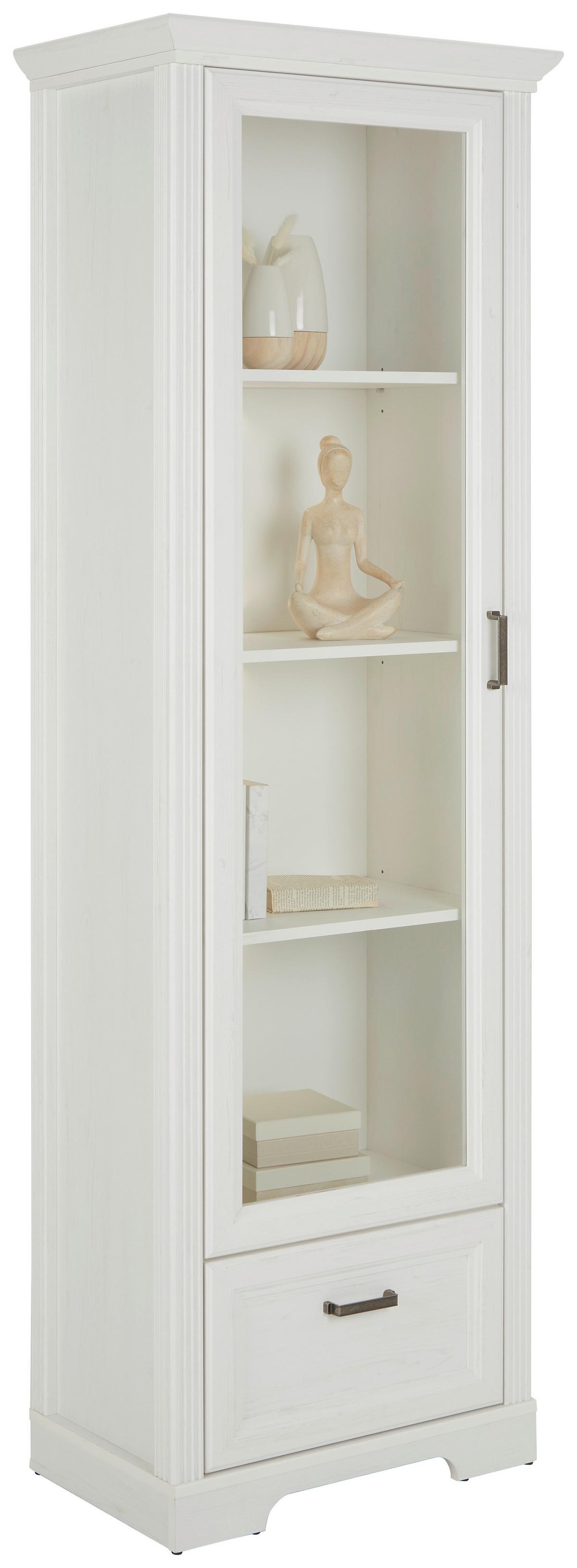 Vitrine in Pinienfarben - Pinienfarben, Romantik / Landhaus (65/204/41cm) - Zandiara