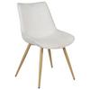 STOL LOU - beige/ekfärgad, Modern, metall/trä (52/84/60cm) - Mömax
