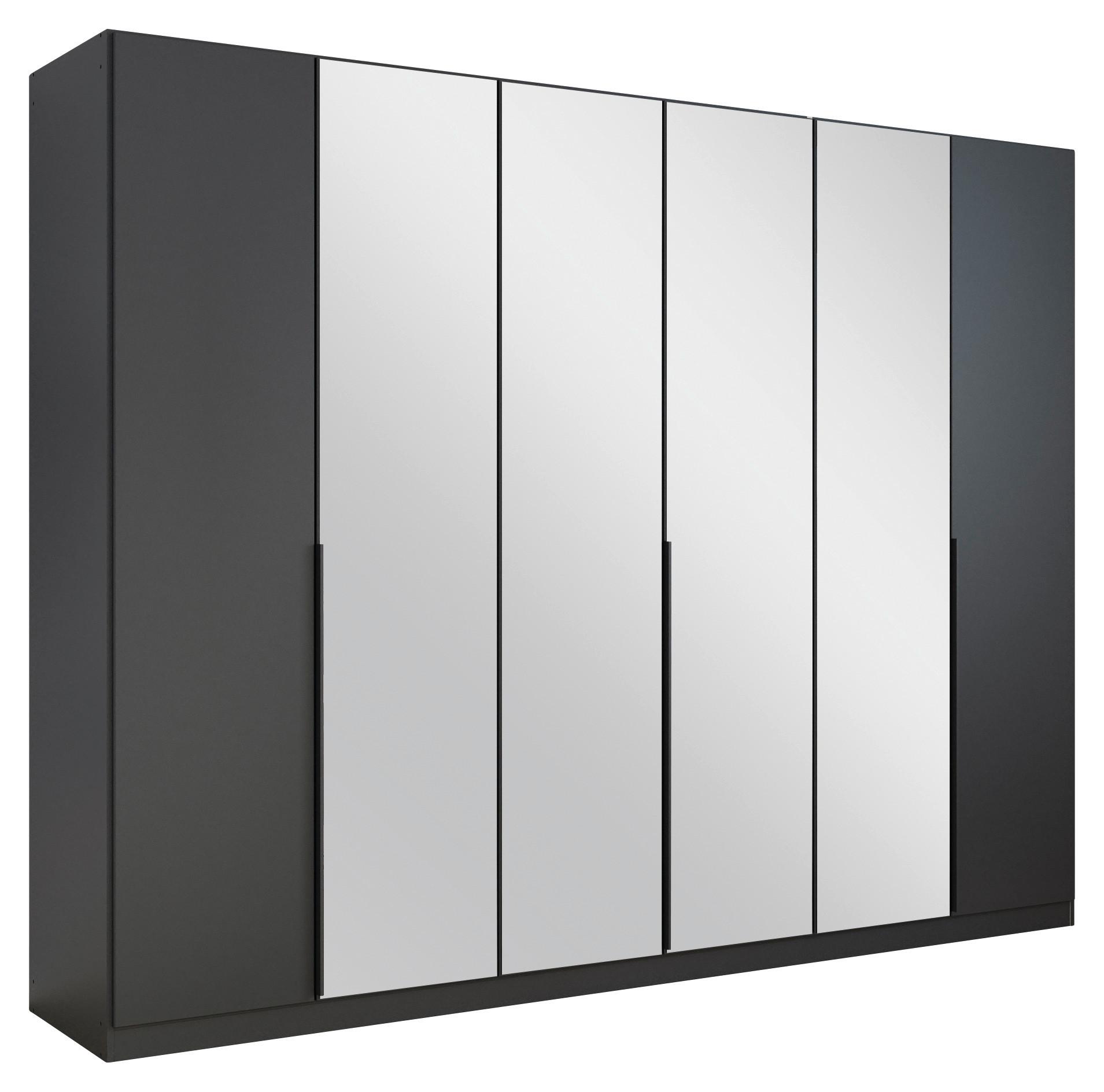 Ormar S Klasičnim Vratima Skyla - siva, Moderno, drvni materijal/metal (271/210/54cm) - Modern Living