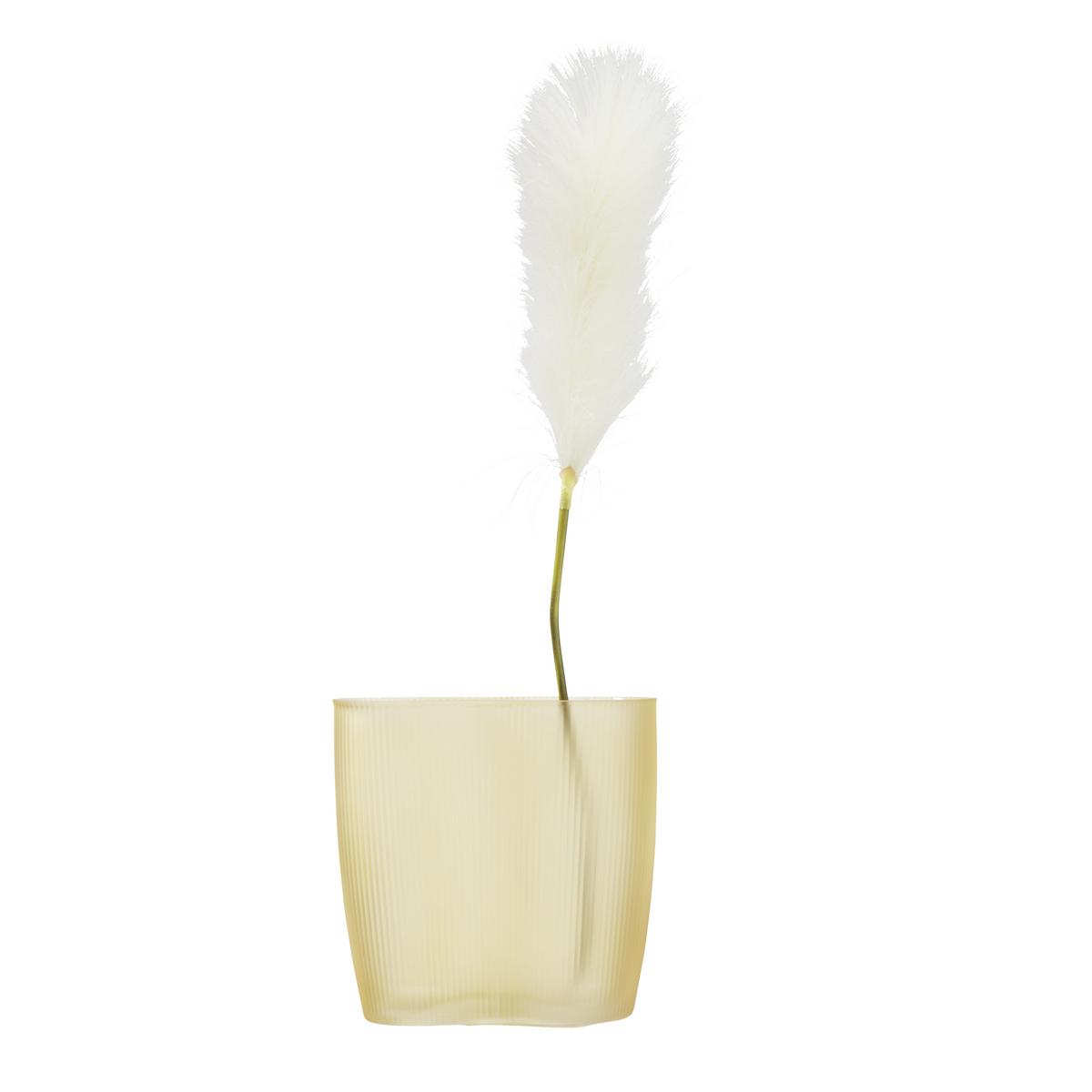 Váza Sahara - borostyánszínű, Modern, Üveg (19/12/20cm) - Modern Living