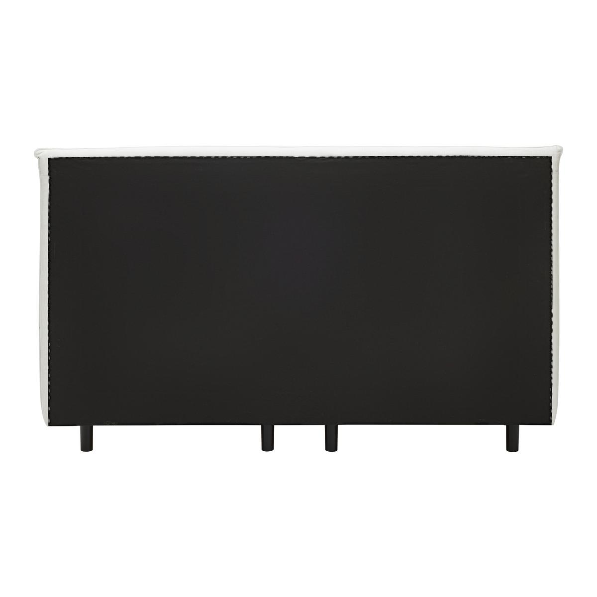 Polsterbett Inez Weiss ca. 180x200cm - Weiss/Silberfarben, Konventionell, Holz/Holzwerkstoff (180/200cm) - Premium Living