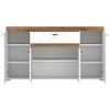 SIDEBOARD KIRO - svart, Modern, metall/trämaterial (160/86/42cm) - Mömax