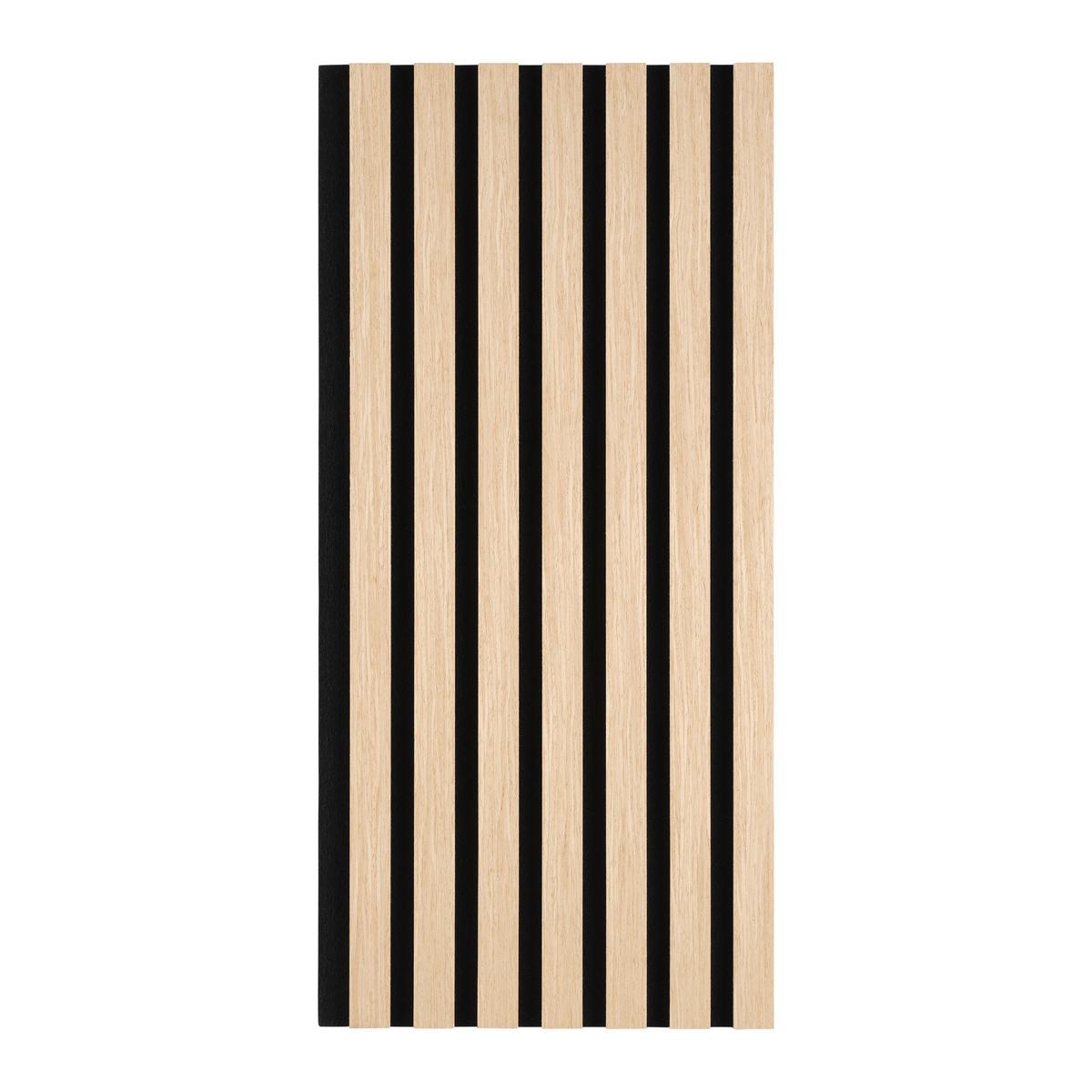 Akustikpaneel Ashley Eiche Bianco matt 4-teilig - Eiche Bianco, MODERN, Holz/Holzwerkstoff (60,5/28/1,2cm) - Based