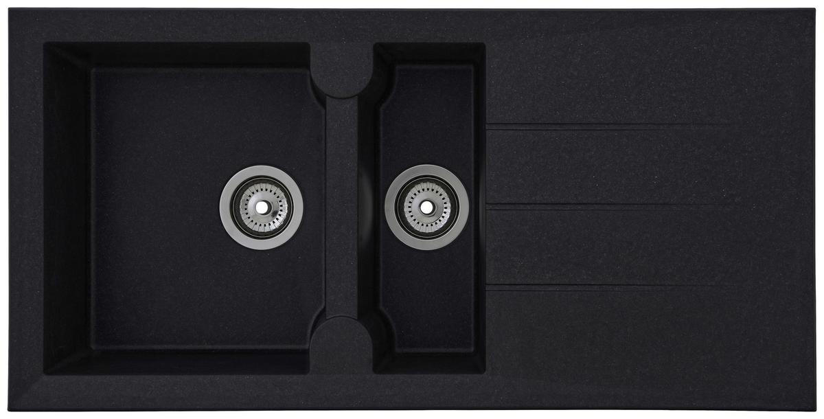 Pomivalno Korito Respekta Alineo, 100x50cm - črna, Trend, kamen (100/21/50cm) - Respekta
