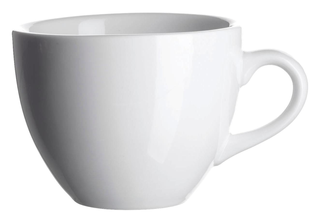 Kaffeetasse mit Untertasse Colombia ca. 180ml, 12-teilig - Weiß, Basics, Keramik (180ml) - Mäser