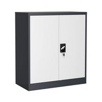Aktenschrank Malivo - Weiss/Anthrazit, Konventionell, Metall (80/90/40cm) - MID.YOU