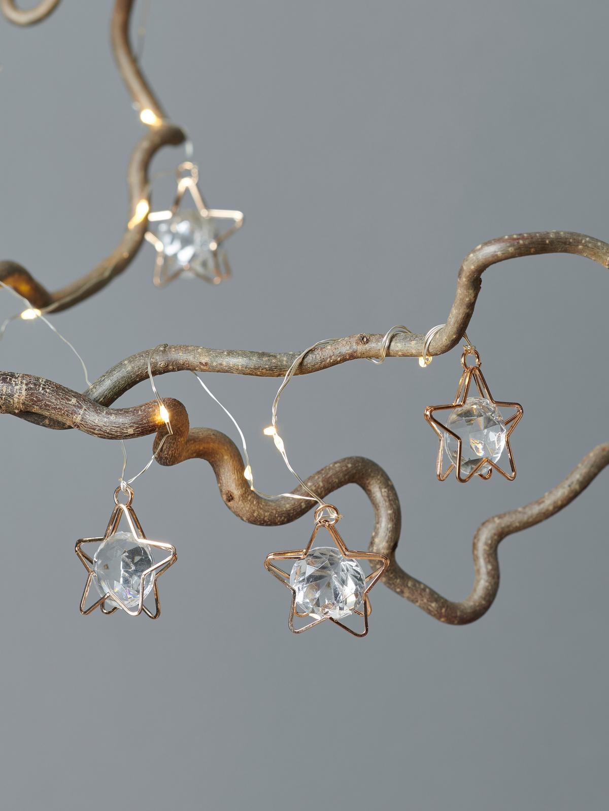 Fényfűzér Florin - aranyszínű, Konventionell, műanyag/fém (150cm) - Premium Living