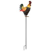 LAMPA SOLARNA HAHN - czarny/pomarańczowy, Basics, tworzywo sztuczne/metal (28,5cm) - Ambia Garden