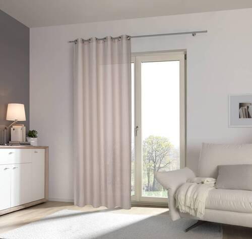 ZASŁONA NA PRZELOTKACH LELE - taupe, Modern, tkanina (145/300cm) - Esposa