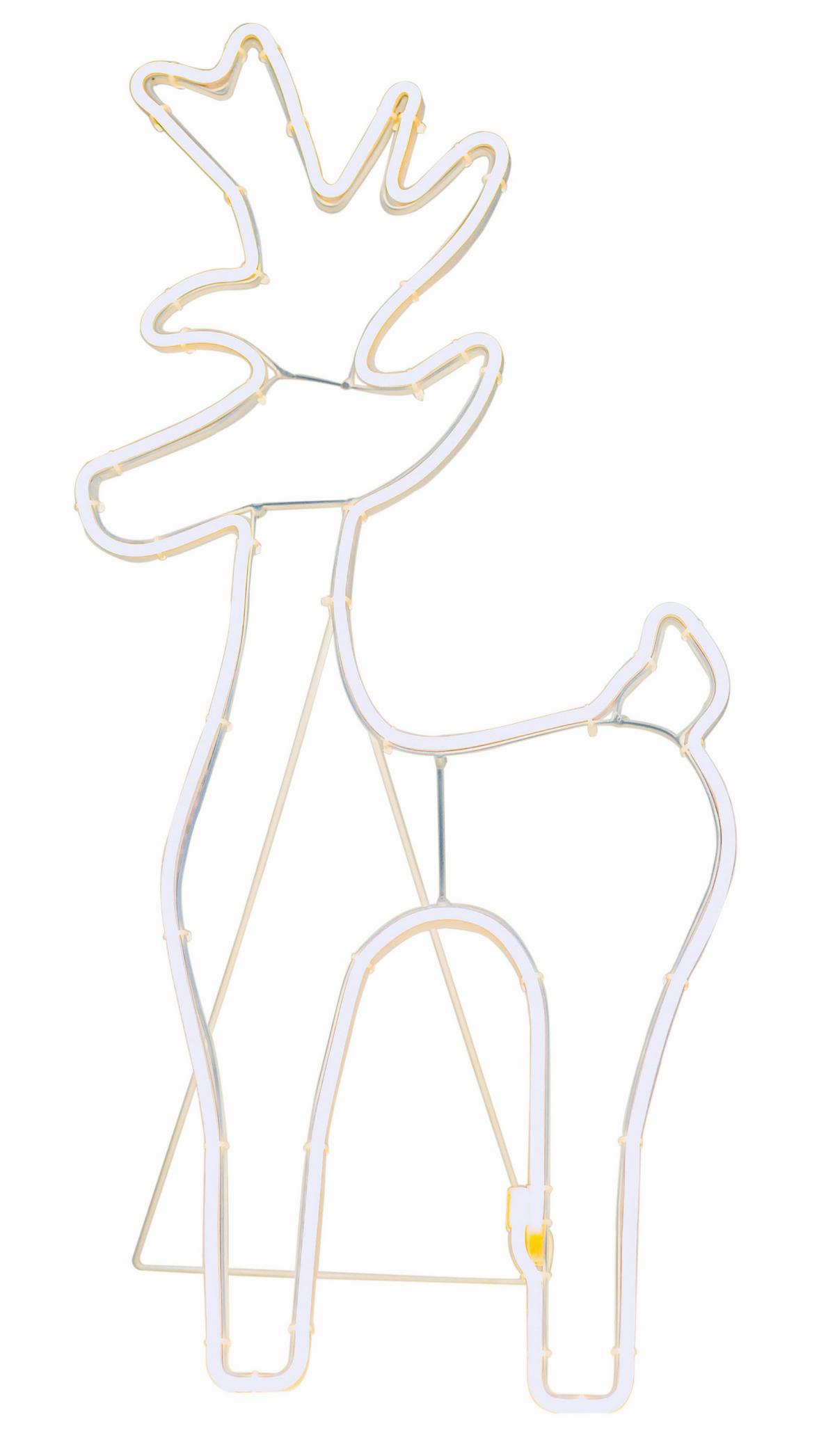 LED-DEKOLEUCHTE RENNO -PAZ- - Weiss, Modern, Metall (75/38/1,5cm) - Premium Living