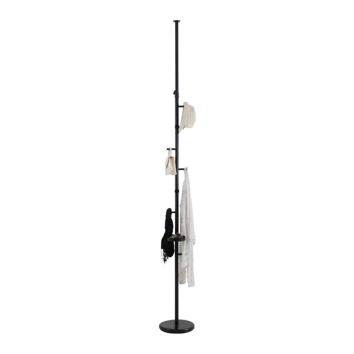 Kleiderständer Scopo Schwarz - Schwarz, MODERN, Metall (30/200-260/30cm) - Mömax