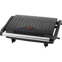 Kontaktgrill Fred in Schwarz max. 750Watt - Schwarz, KONVENTIONELL, Metall (27,9/21,8/8,6cm)