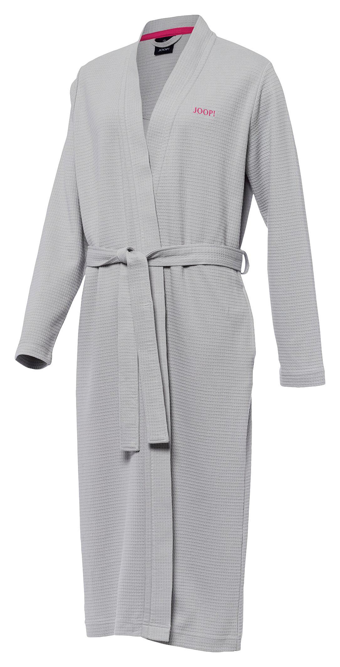 SZLAFROK KĄPIELOWY JOOP! UNI-PIQUÉ DAMEN KIMONO - szary, Basics, tkanina (32/34null) - Joop!