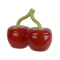 Zdjela Dekorativna Cherry - crvena, Basics, keramika (19/10,5/16cm)