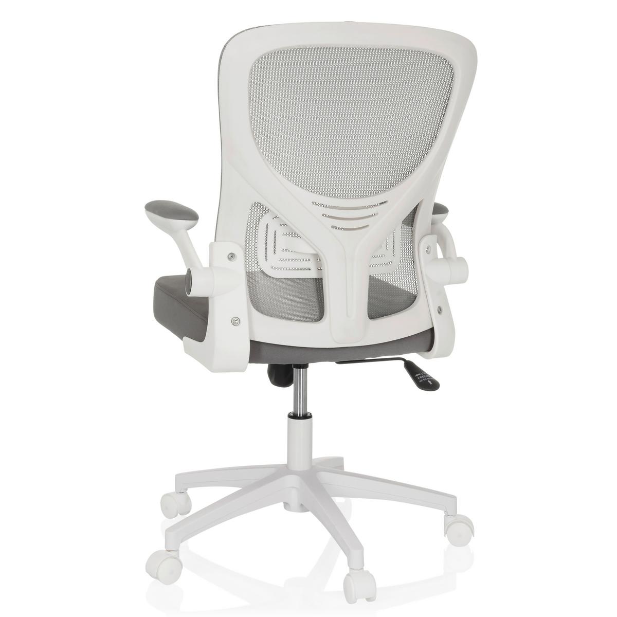 Drehstuhl Belio W Grau/Weiß - Grauweiß/Weiß, MODERN, Kunststoff/Textil (60/95-105/54cm) - MID.YOU