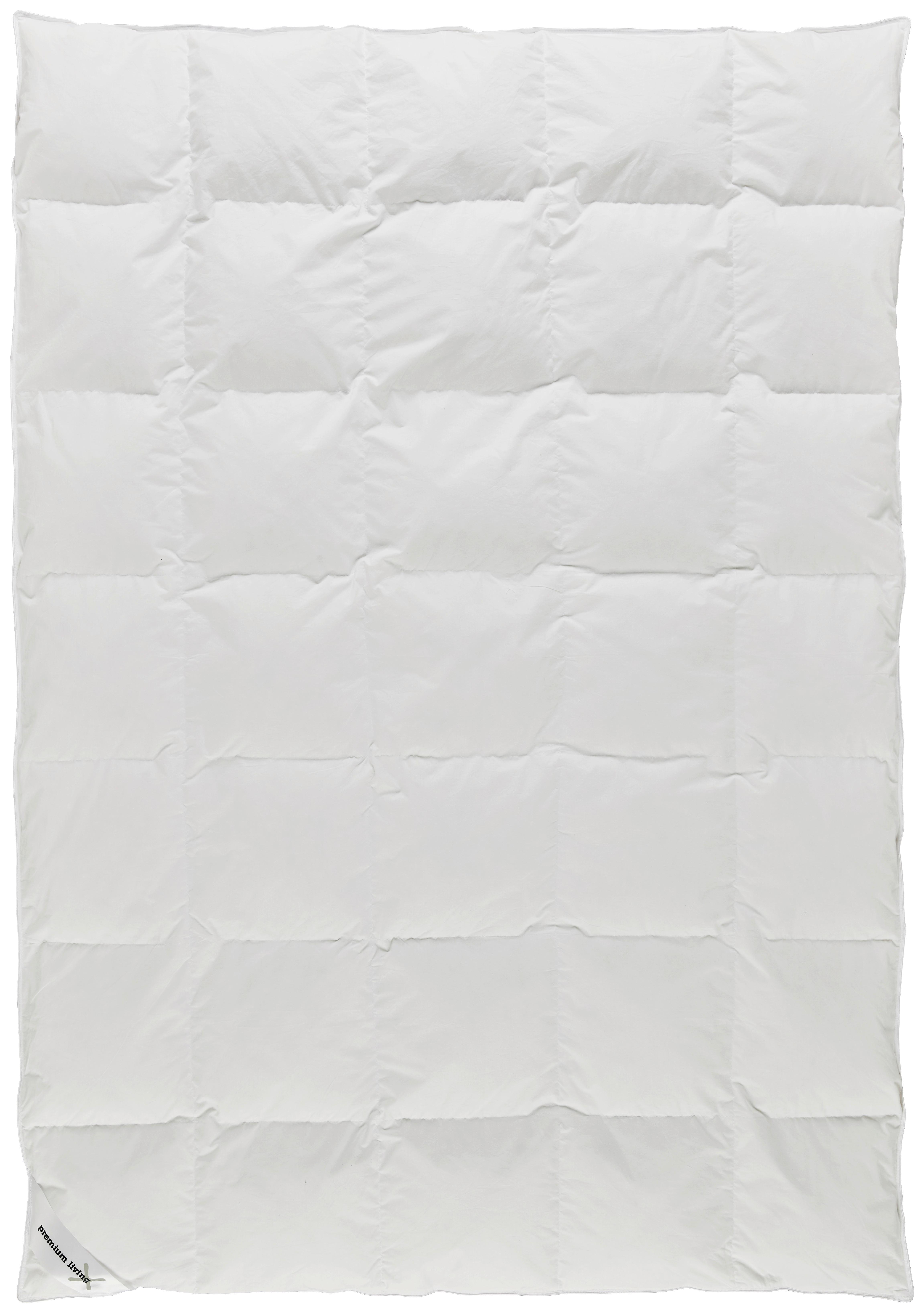 Sommerdecke Luna in Weiß ca. 135-140/200cm - Weiß, KONVENTIONELL, Textil (135-140/200cm) - Premium Living