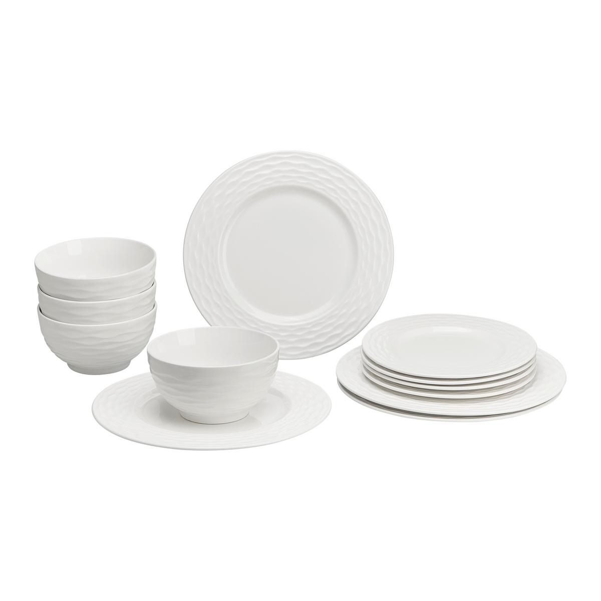 Servis 12/1 Selina - bijela, Konvencionalno, keramika - Mömax