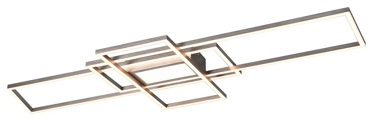 LAMPA SUFITOWA LED X62061107 IRVINE *SBN* - kolor niklowy, Design, metal (105/42/6,5cm) - Novel