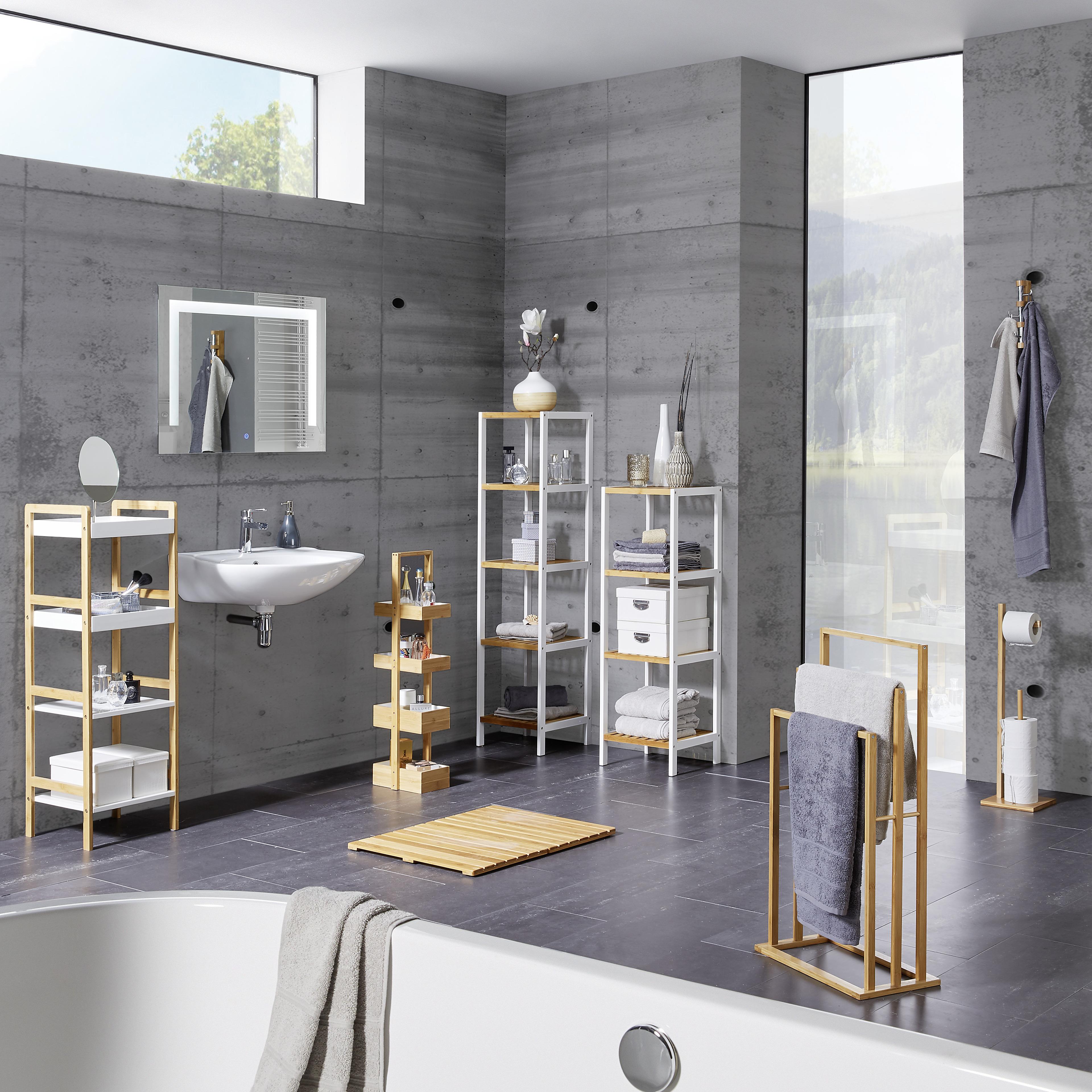 TOALETTPAPPERSHÅLLARE ANNI -EXKLUSIV- -SB- - naturfärgad, Modern, trä (19/71/19cm) - Mömax