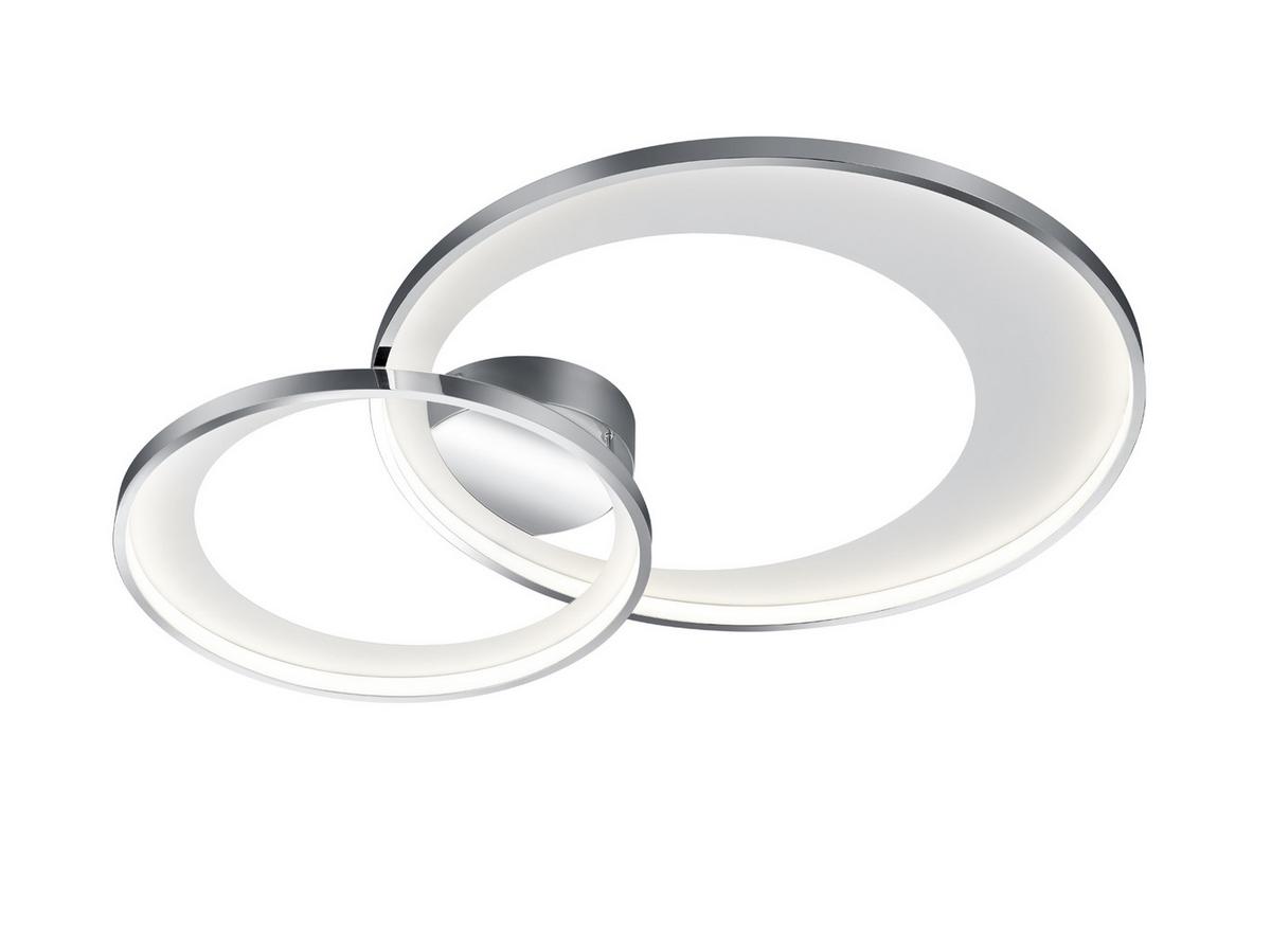 LAMPA SUFITOWA LED 673810206 GRANADA - kolor chromowy, Design, tworzywo sztuczne/metal (59/8,5/43cm) - Trio Leuchten