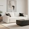 3-SITZER-SOFA LIAM - Wit/Zwart, Modern, Hout/Kunststof (210/84/90cm) - Bessagi Home