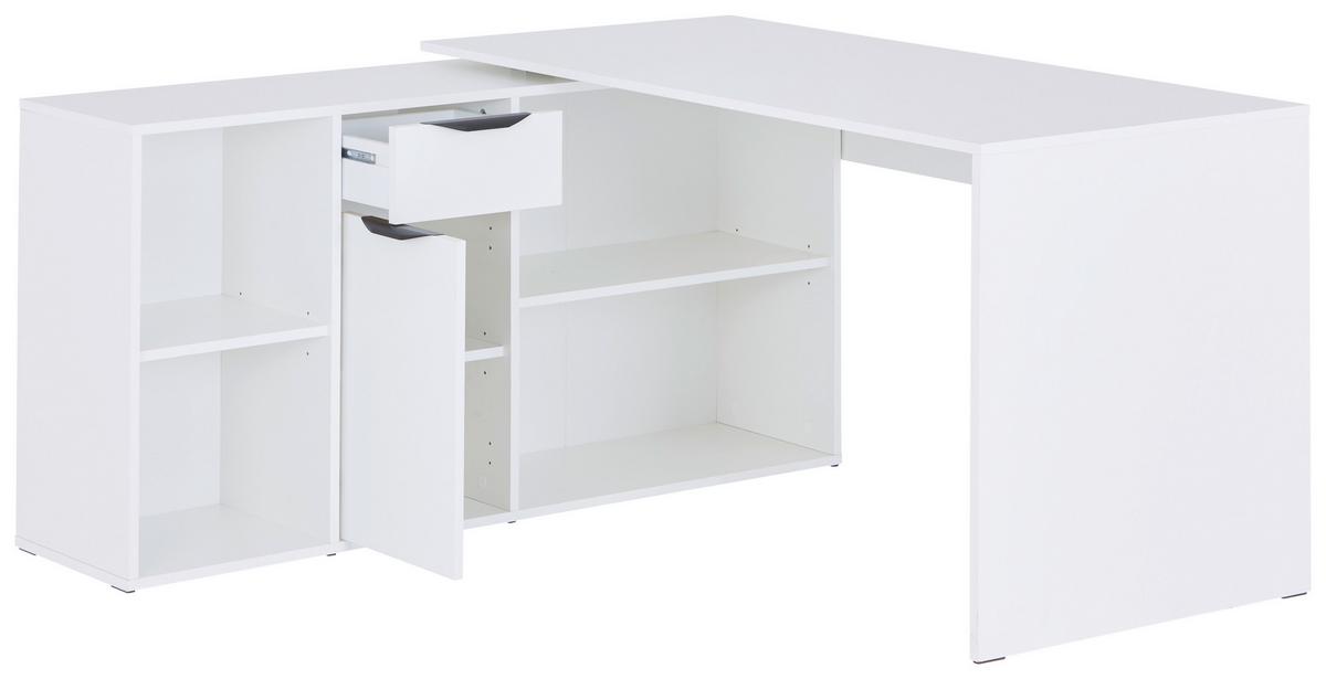 Masă de scris MX 195 - alb, Modern, material pe bază de lemn (136,8/135cm) - Modern Living