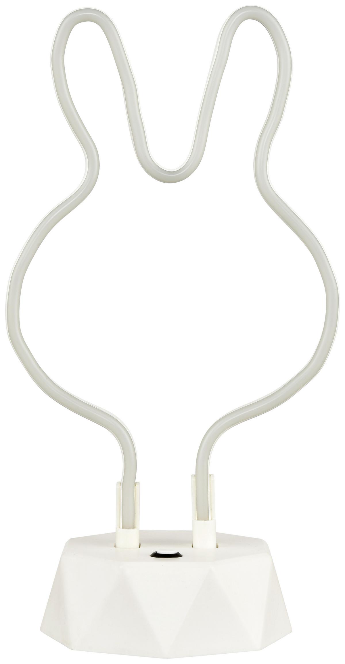 LED-Dekoleuchte Palo max. 5 Watt - Weiß, LIFESTYLE, Kunststoff (30cm) - Modern Living