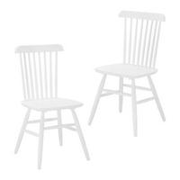 ZESTAW KRZESEŁ PEDRO - biały, Modern, drewno (48/89/52cm) - Bessagi Home