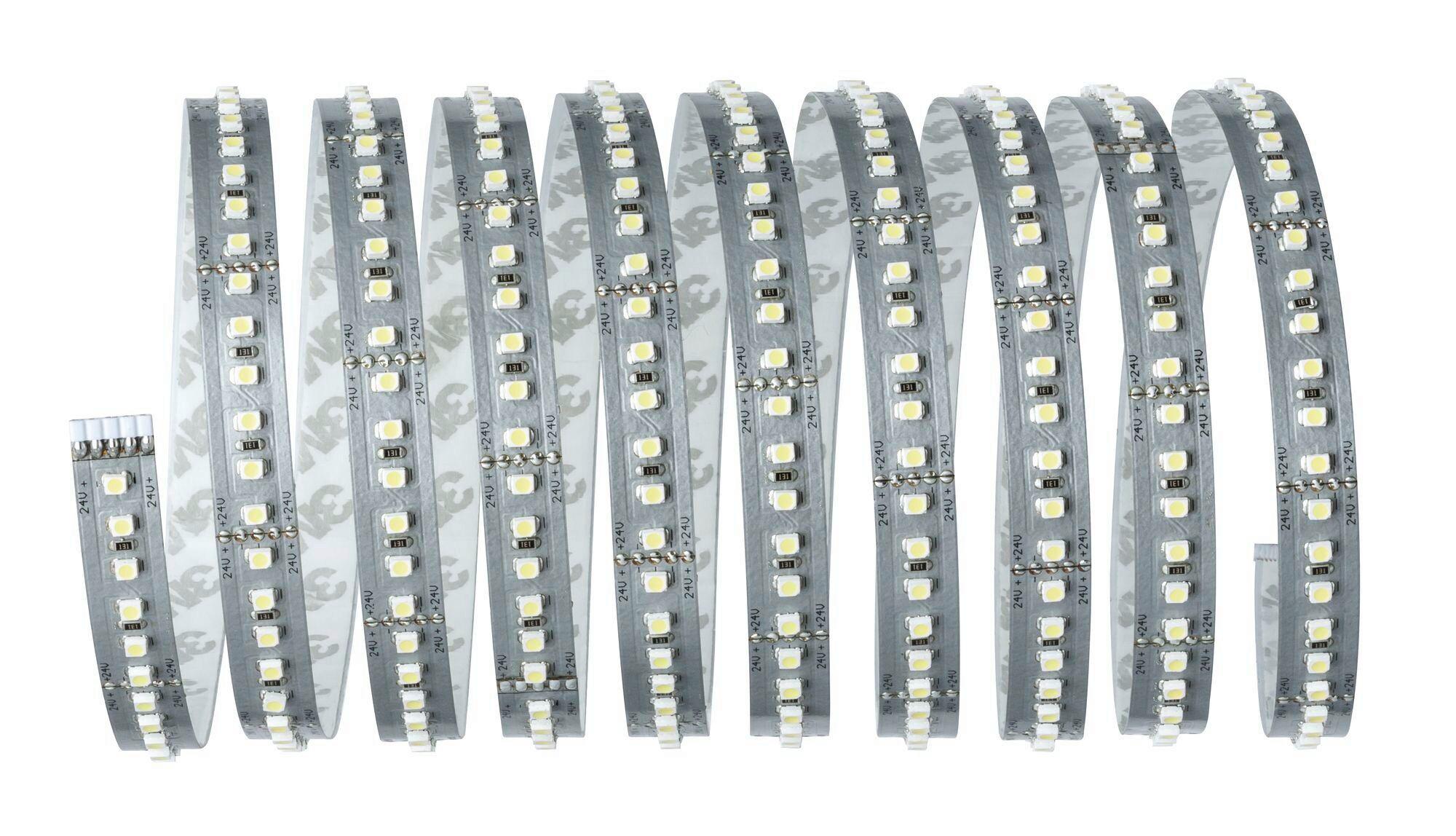 LED-Strip 70589 in Silberfarben max. 34 Watt - Silberfarben, Basics, Metall (300-550,0cm) - Paulmann