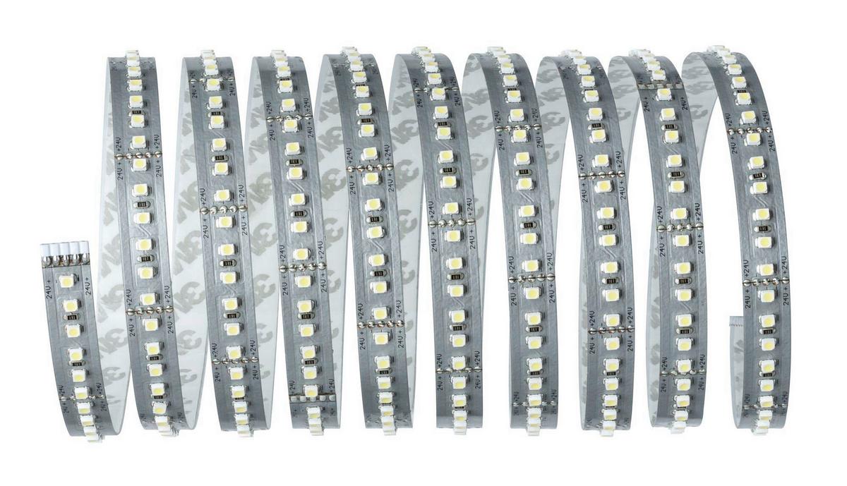 LED-Strip 70589 in Silberfarben max. 34 Watt - Silberfarben, Basics, Metall (300-550,0cm) - Paulmann