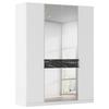 DULAP USI ROTATIVE VERSITY-D - argintiu/alb, Trend, material pe bază de lemn (181/229/54cm) - James Wood