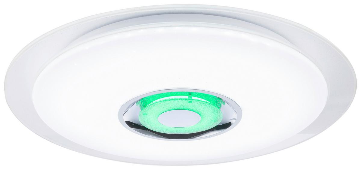 Stropna Led-svetilka Gloria, S Sijalko - bela/opal, Moderno, kovina/umetna masa (47,5/5,7cm)