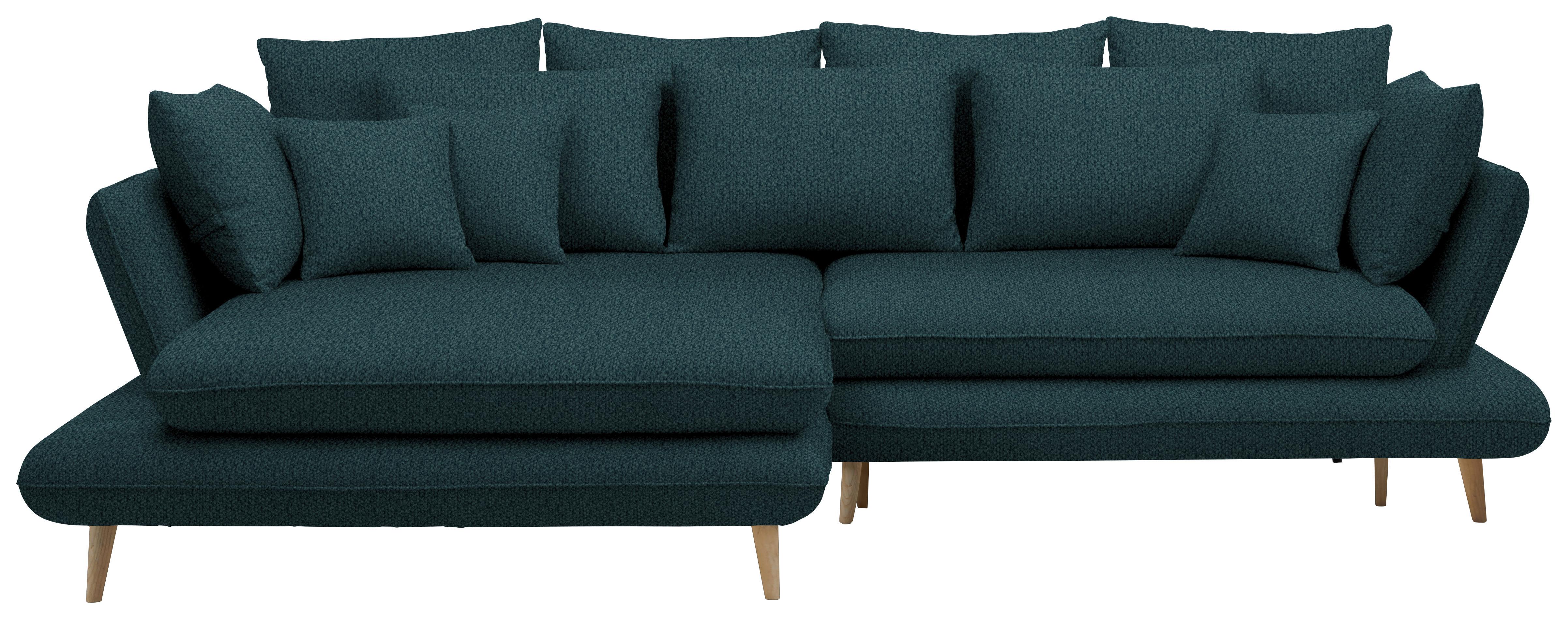 Kutna Garnitura Monte - tamno zelena/prirodne boje, Romantično / ladanjski, tekstil/drvo (181/283cm) - Premium Living