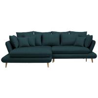 Kutna Garnitura Monte - tamno zelena/prirodne boje, Romantično / ladanjski, tekstil/drvo (181/283cm) - Premium Living