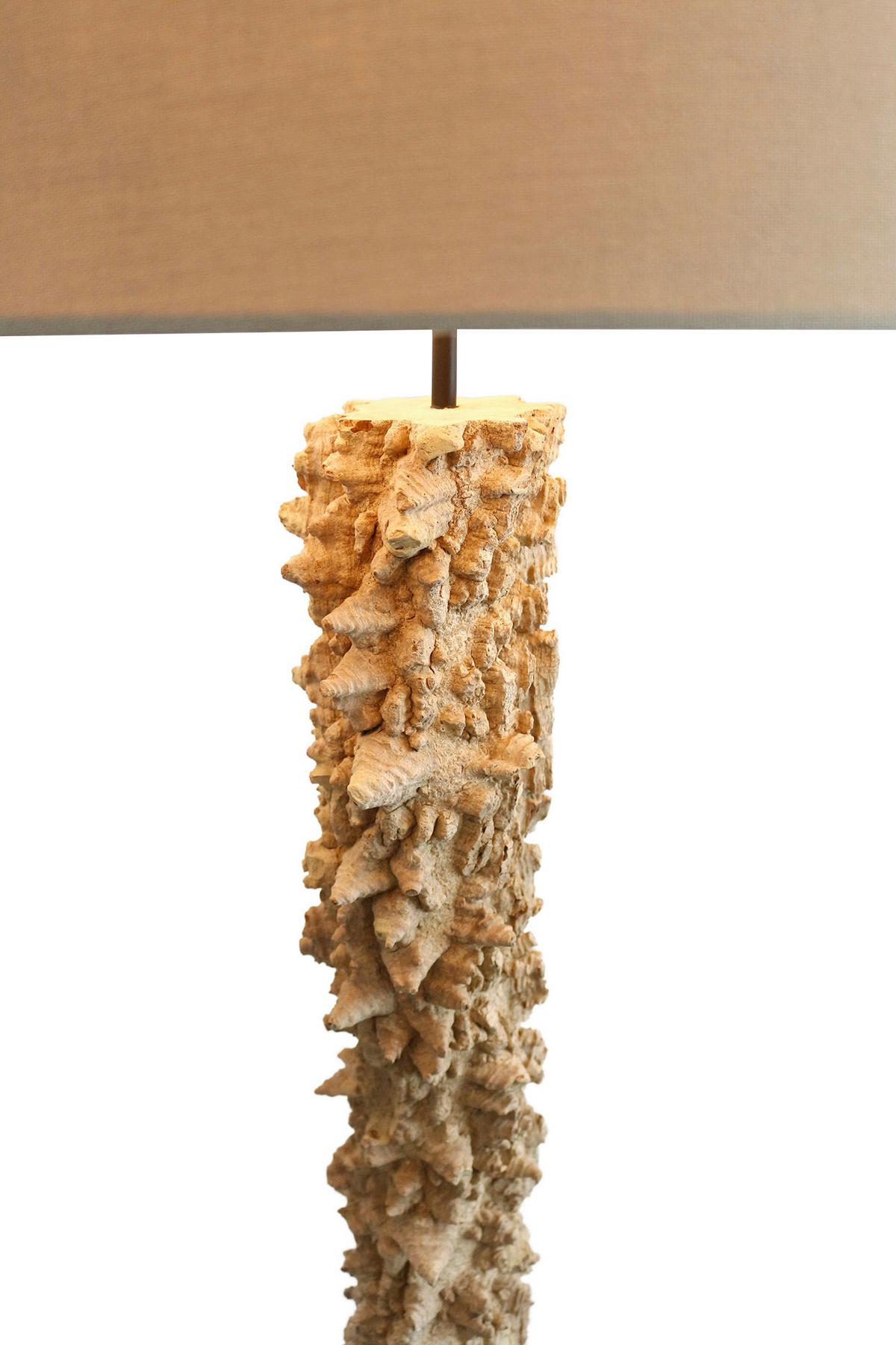 Stoječa Svetilka Driftwood - črna/bela, Design, kovina/tekstil (30/150/30cm) - P & B