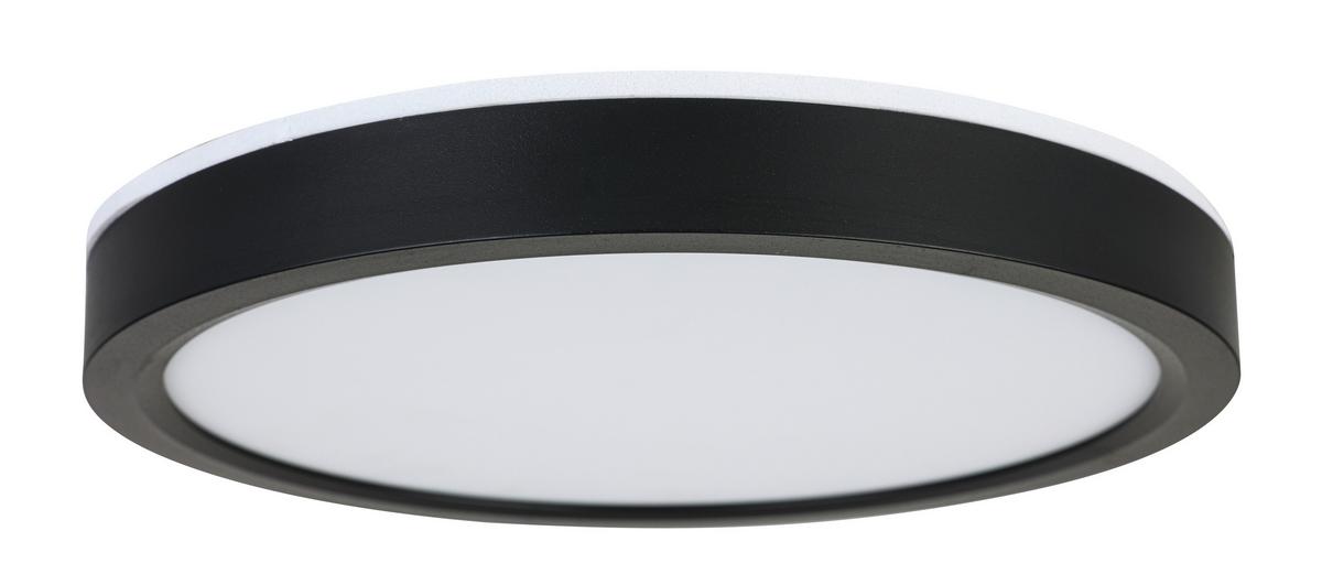 Led Svjetiljka Stropna Tir - bijela/crna, Moderno, plastika (23/2,5cm) - Mömax