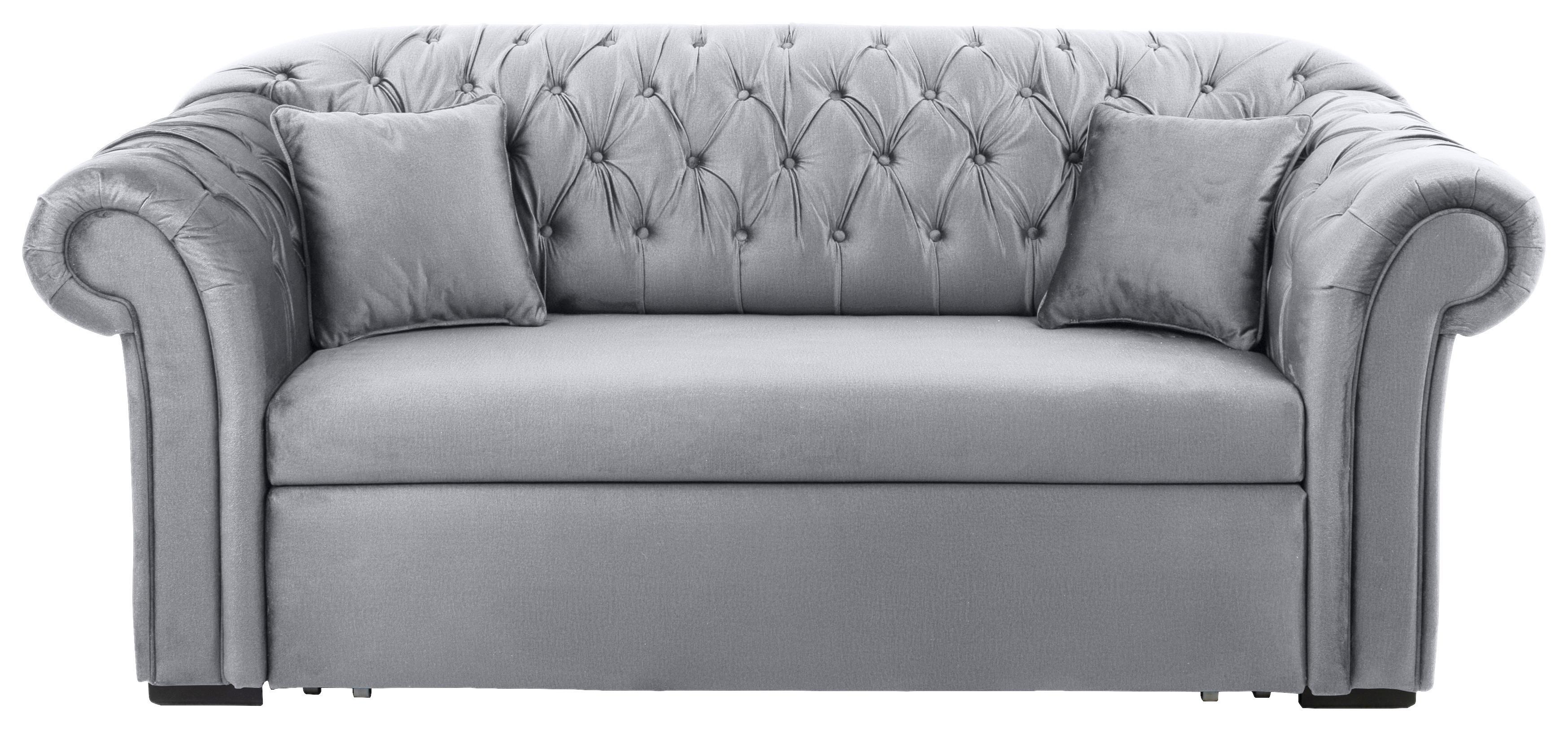 CANAPEA EXTENSIBILĂ CUPIDO - gri, Design, textil (213/86/99cm) - Mömax