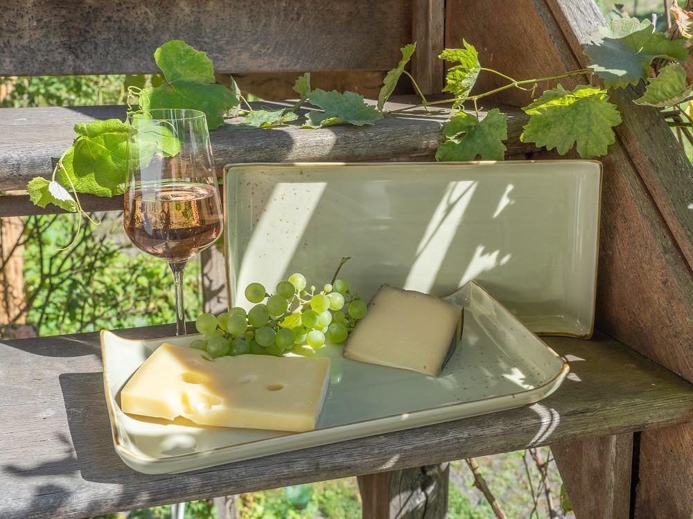 Set Pladnjev Za Serviranje Earth, 2-Delni - žajbljevo zelena, Trend, keramika (16,5/33cm) - Creatable