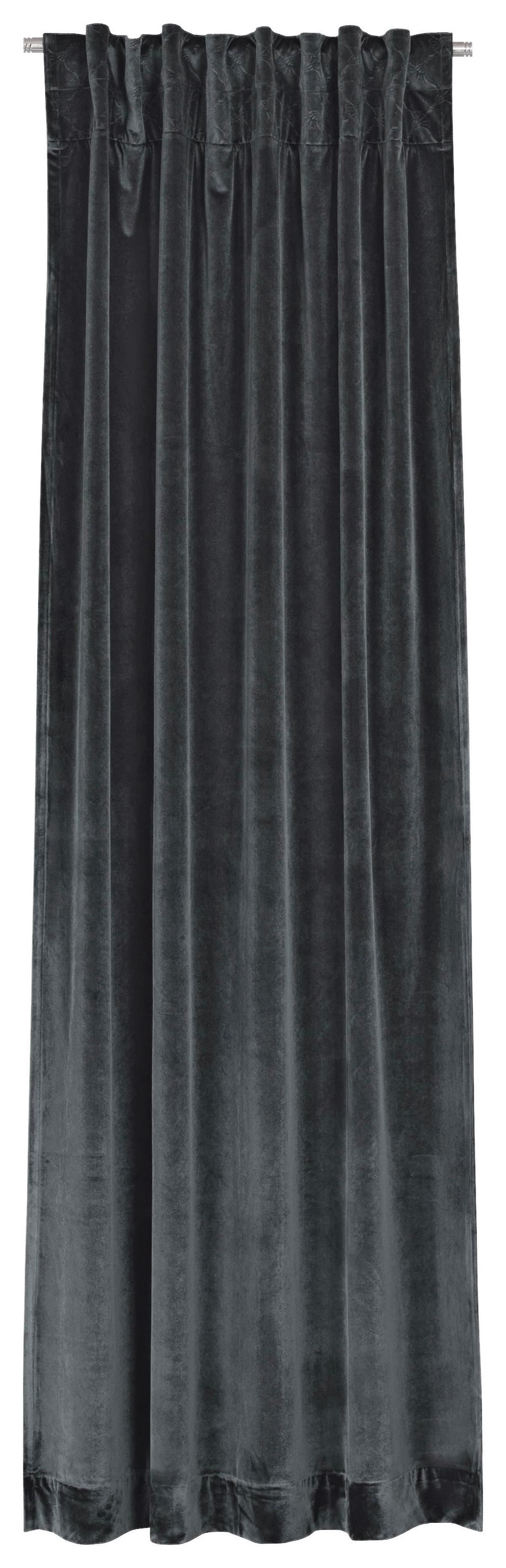 ZASŁONA DEKORACYJNA JOOP! J-SHOW - antracytowy, Design, tkanina (130/250cm) - Joop!
