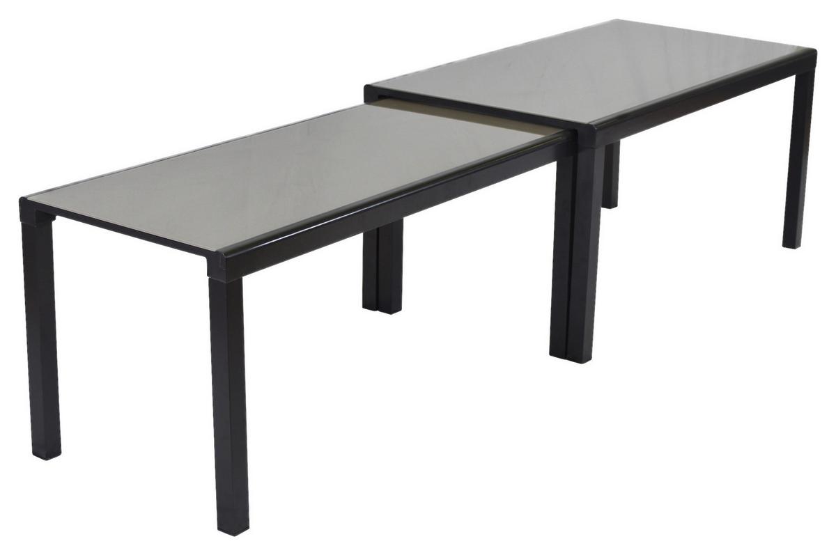 Vrtni Set Florenz, 9-Delni, Raztegljiva Miza - siva/barve grafita, Moderno, kovina/tekstil - Gardenson