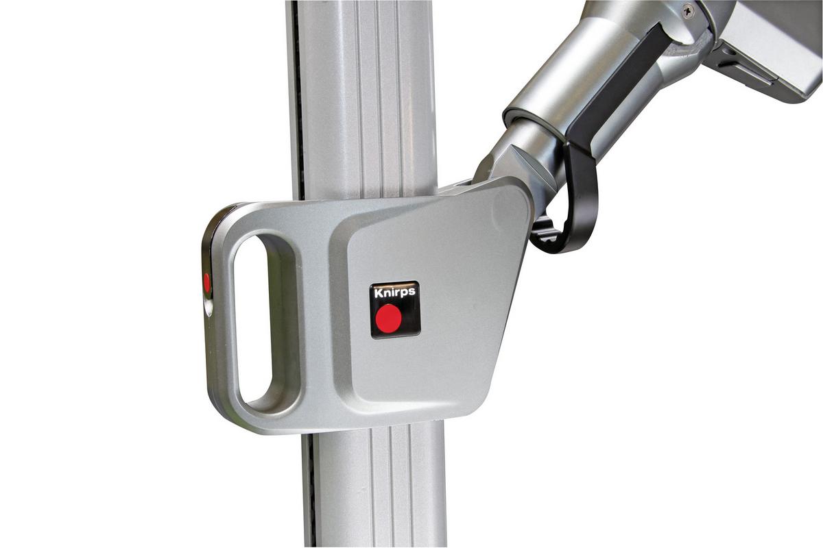 Ampelschirm Knirps Beige ca. 275x275cm - Beige/Silberfarben, KONVENTIONELL, Textil/Metall (275/275cm) - KNIRPS