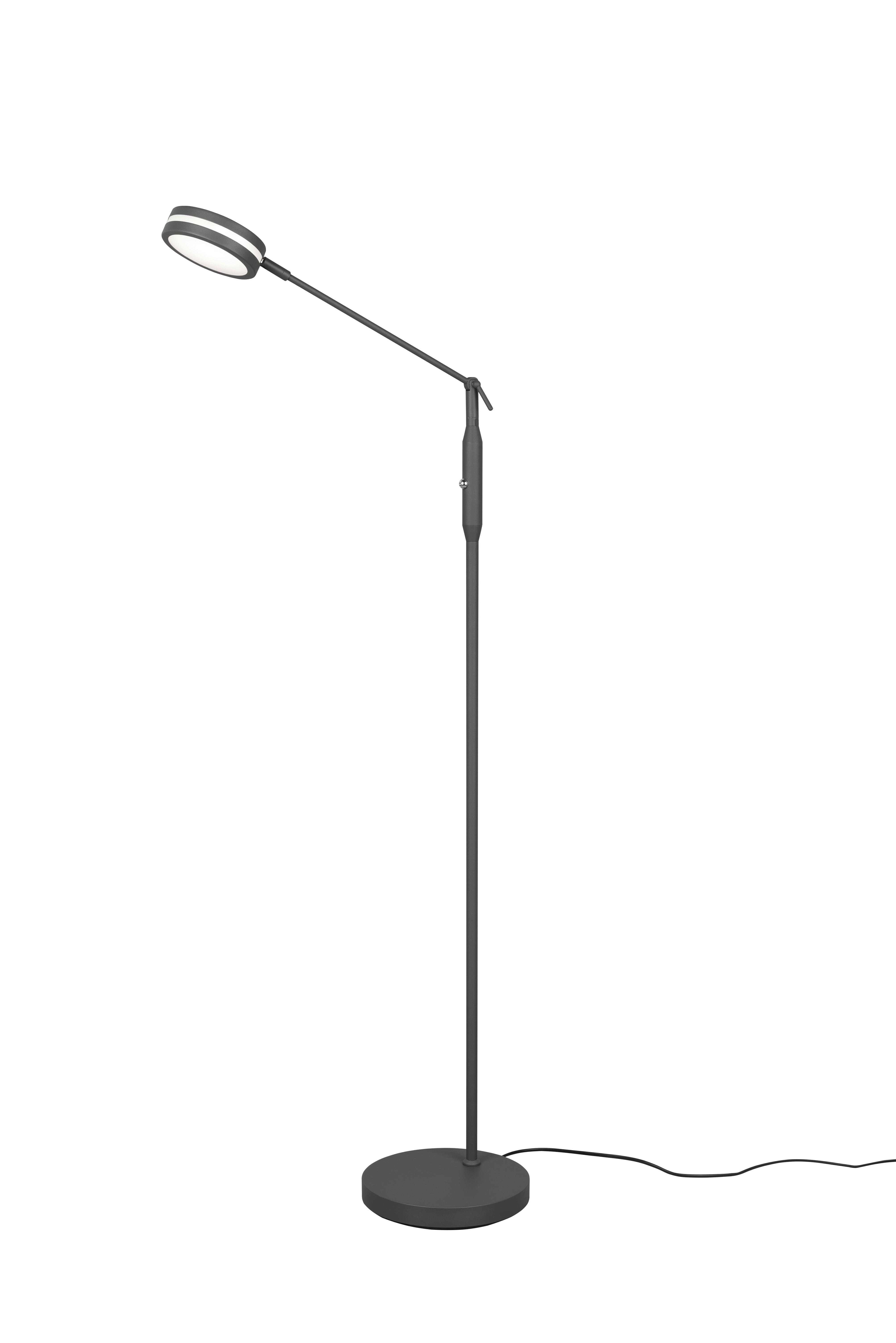 LED-Stehleuchte Franklin Anthrazit max. 6,5 Watt - Anthrazit, Basics, Metall (133/23/41cm) - Trio Leuchten