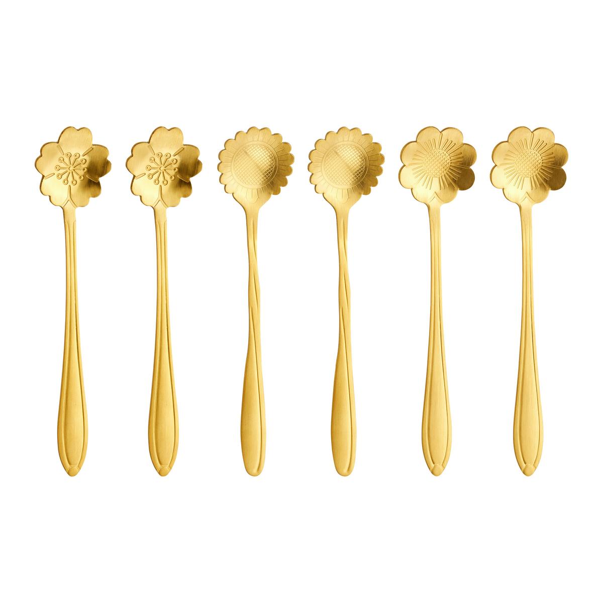 Kanálkészlet Golden Autumn - aranyszínű, Modern, fém (10/12cm) - Modern Living