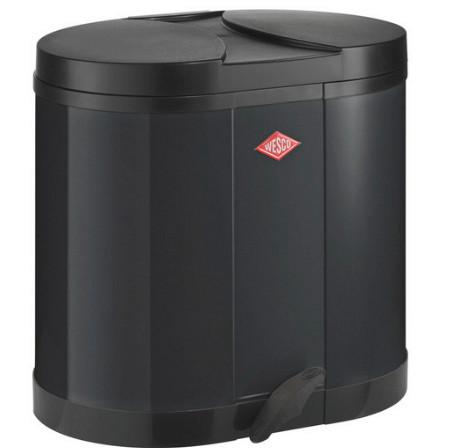 SORTOWNIK ODPADÓW 8011535 - czarny, Konventionell, tworzywo sztuczne/metal (45/43/36cm) - Wesco
