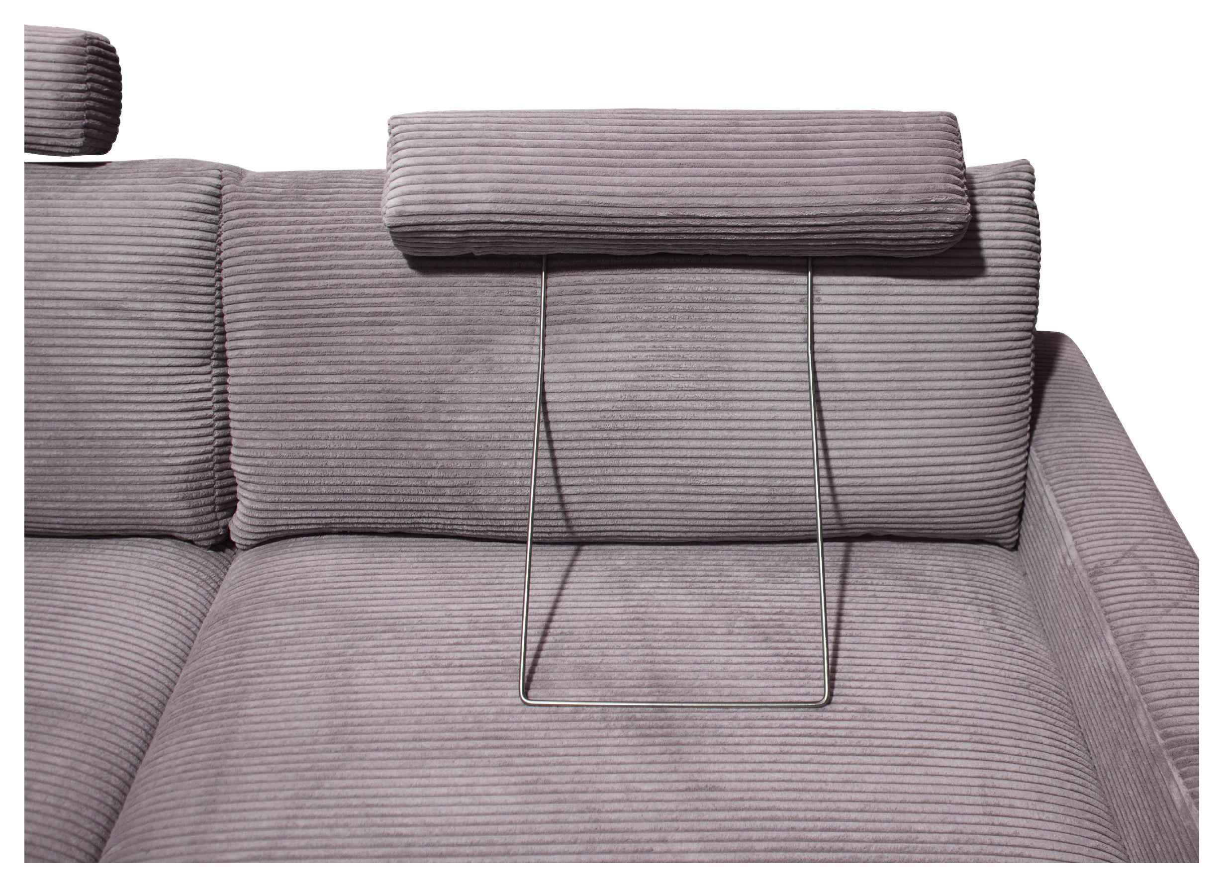 Naslon Za Glavu Cora - prljavo ružičasta, Moderno, metal/tekstil (63/57/40cm) - Mömax