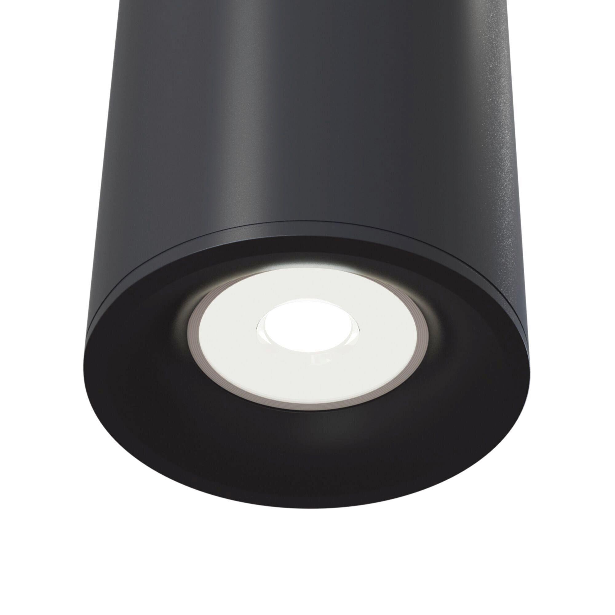 Strahler Slim Schwarz max. 50 Watt - Schwarz, Trend, Metall (8,5/11,5cm) - MAYTONI