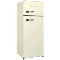 Kühl-Gefrier-Kombination KS144VC-52 Creme - Creme, Trend, Glas/Kunststoff (54/142,8/55,1cm) - Respekta