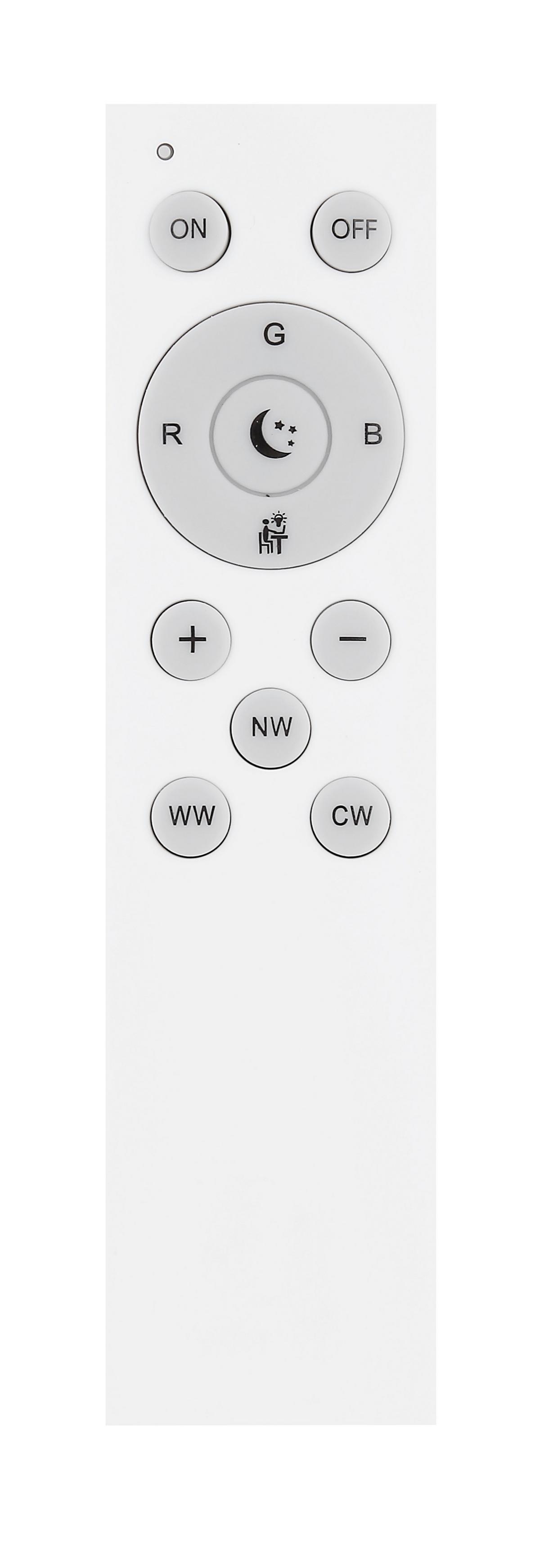 LED-Deckenleuchte Connor max. 30 Watt - Weiss, Kunststoff/Metall (68/9cm)
