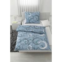 Lenjerie de pat New Circles cca. 140x200/50x70 cm - albastru, textil (140/200cm) - Modern Living
