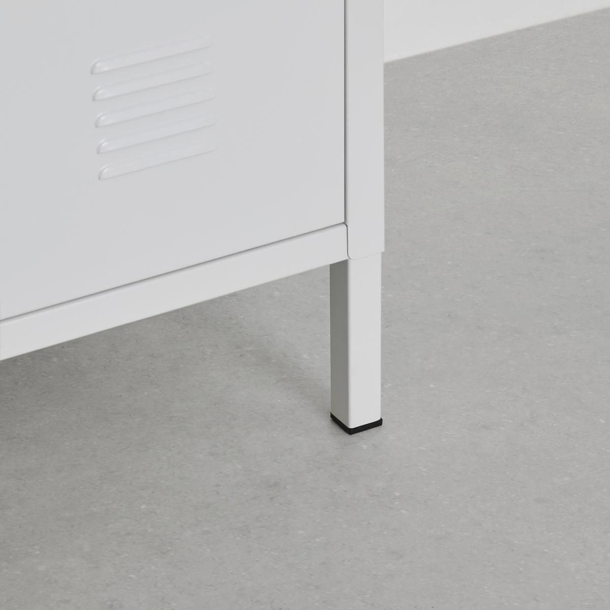 Álló Polc Metallica - fehér, Modern, fém (80/180/40cm) - Mömax